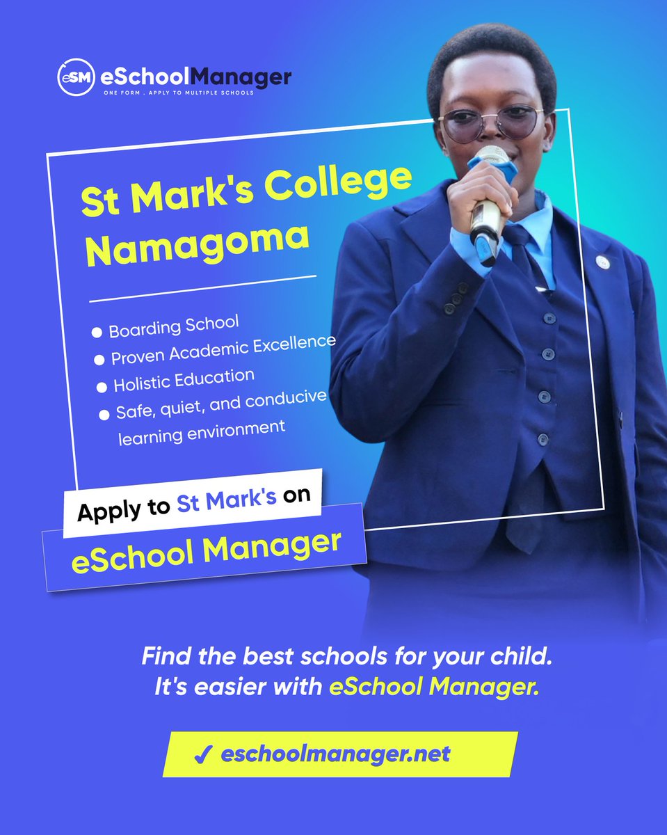 halvektech's tweet photo. 🏫 School Spotlight: St Mark’s College Namagoma - @Smacon24 

✔️ Boarding School
✔️ Strong academics
✔️ Holistic Education
✔️ Safe learning environment

Apply using ONE form 👉 https://t.co/hJcL5OeGmc

No stress. No lines. 
#admissions2026 https://t.co/3eztSFPjXA
