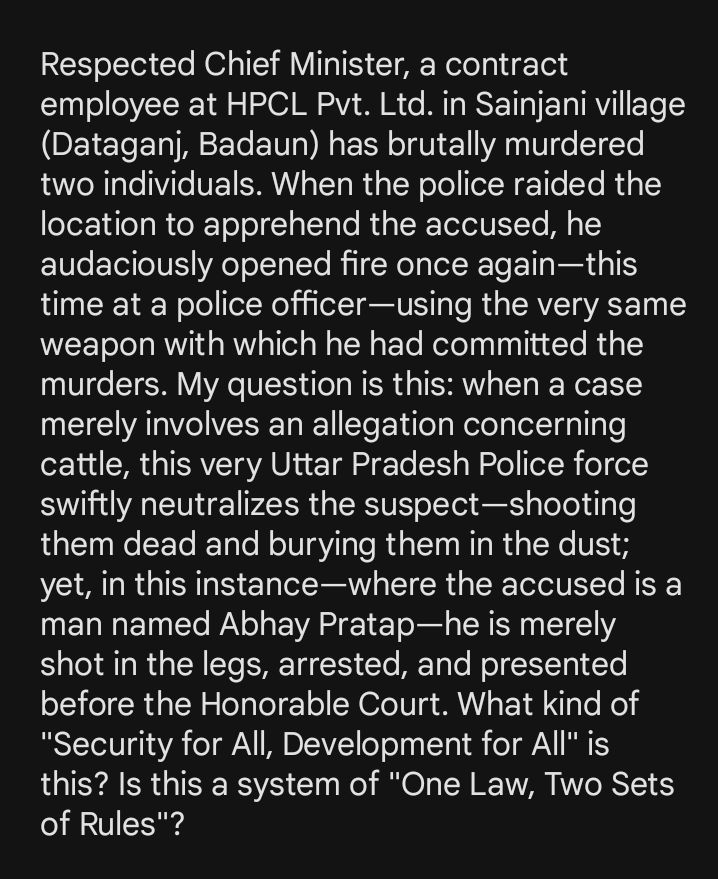 advmdqureshi's tweet photo. @CMOfficeUP आदरणीय मुख्यमंत्री श्री योगी आदित्यनाथ जी
माननीय मुख्यमंत्री महोदय 
उत्तर प्रदेश शासन।
लखनऊ। https://t.co/nxbDJE2ONv
