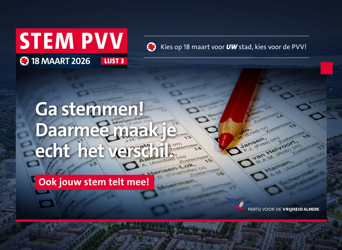 PVV Almere tweet media