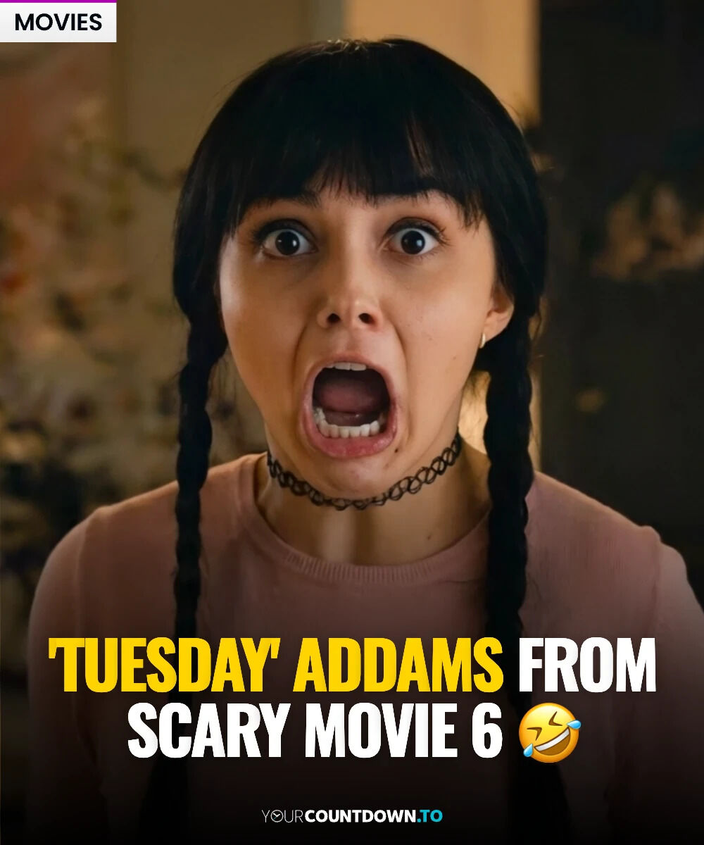 “Hello, Tuesday” 💀 #ScaryMovie6 trailer
👉yourcountdown.to/scary-movie