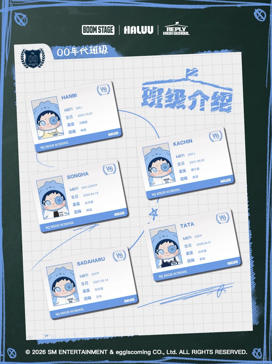 SMTRUnion's tweet photo. Big news from Reply High School! 15 new students have joined the squad 🎉
Dreams are sprouting, friendships are forming… and don’t miss the upcoming HALUU X SMTR25 plush keychain collab! 💙 #SMTR25 #ReplyHighSchool #HALUU https://t.co/BfaAmowqSw