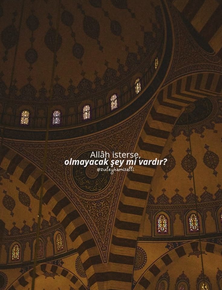 Ümidini kesme, senin ol deyince olduran bir "Rabbin" var.