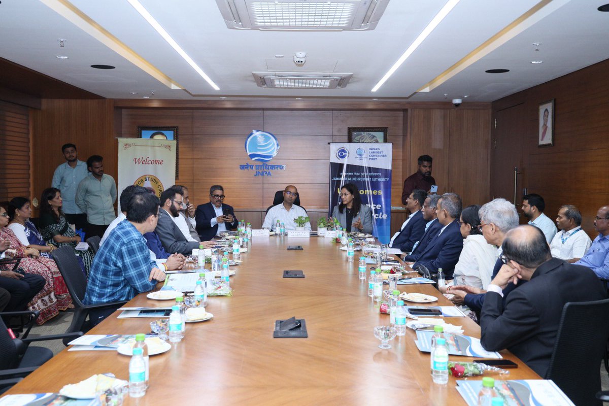 जवाहरलाल नेहरू पत्तन प्राधिकरण (JNPA) tweet media