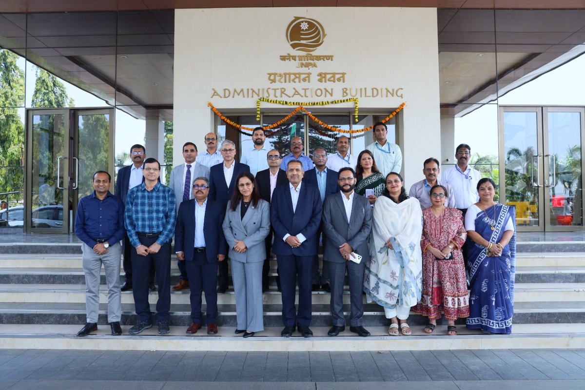 जवाहरलाल नेहरू पत्तन प्राधिकरण (JNPA) tweet media