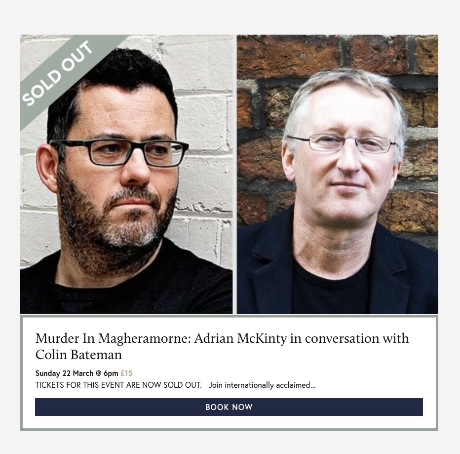 Adrian McKinty tweet media
