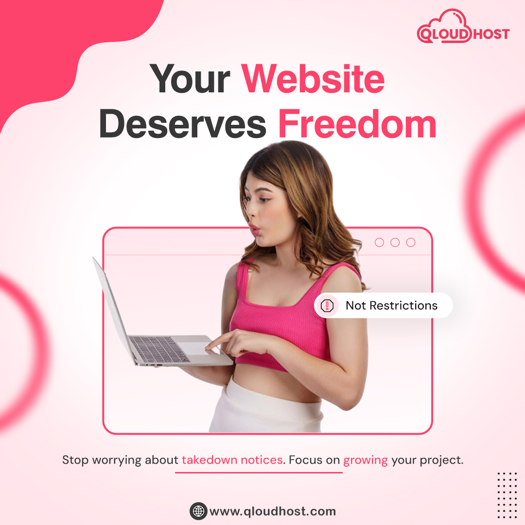 Tired of hosting providers shutting down your website over small complaints?

Your project deserves freedom, privacy, and stability

Stop worrying about takedowns…

👉 Launch your website with confidence: qloudhost.com

#WebHosting #SecureWeb #DMCAIgnored #QloudHost