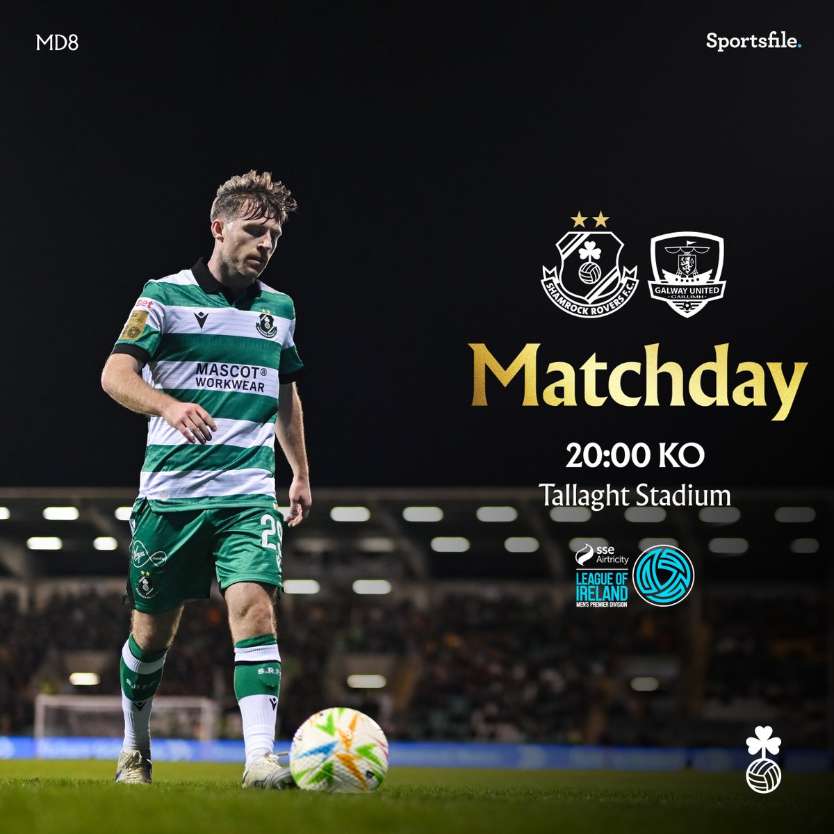 🟢 𝐌𝐀𝐓𝐂𝐇𝐃𝐀𝐘 ⚪️

🆚 Galway Utd
📍 Tallaght Stadium
⌚️ 8pm