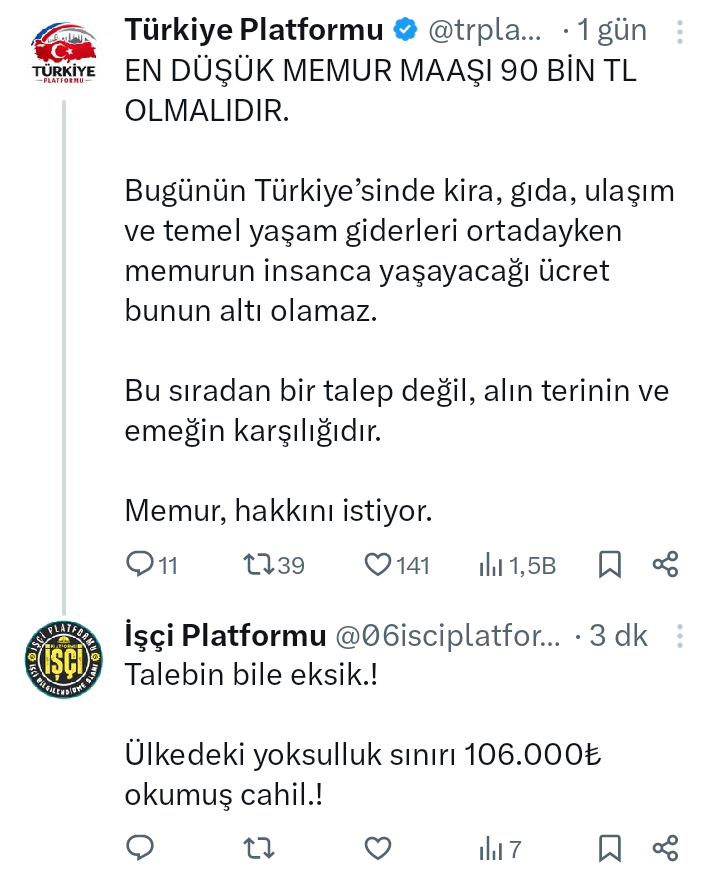İşçi Platformu tweet media