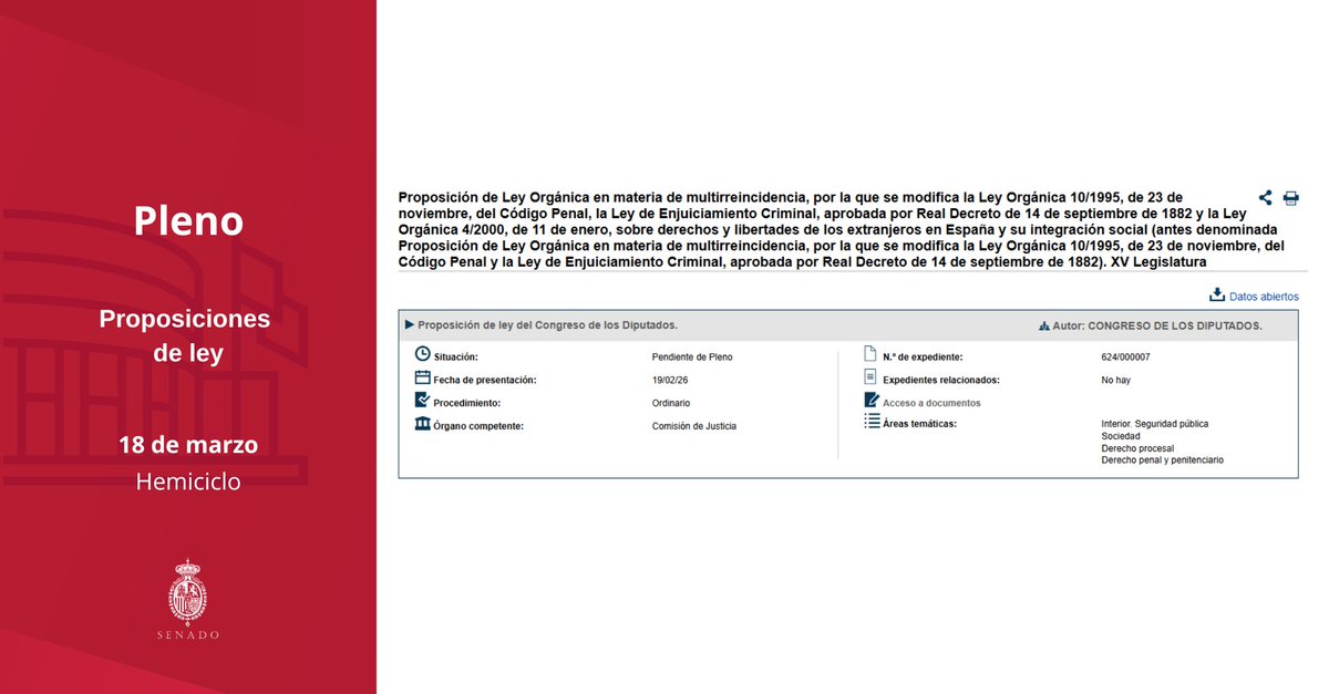 Senado de España tweet media