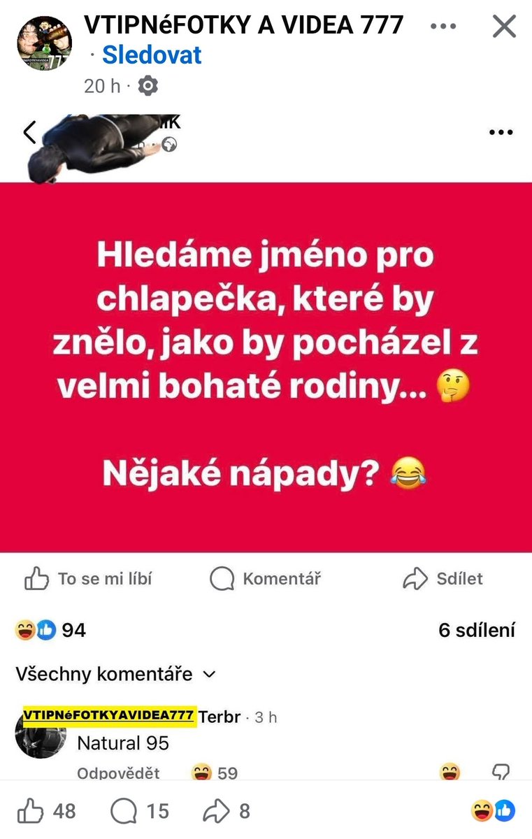 Ten dotaz je debilní, ale ta odpověď to vylepšila 🤣