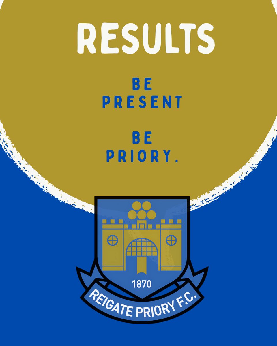 Reigate Priory FC tweet media