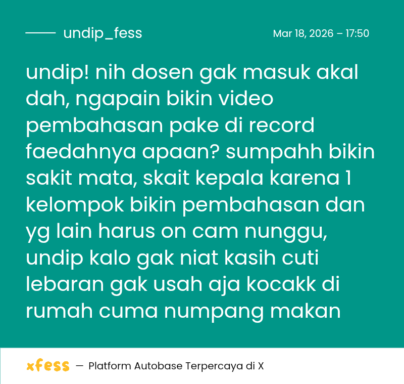 UNDIP MENFESS tweet media