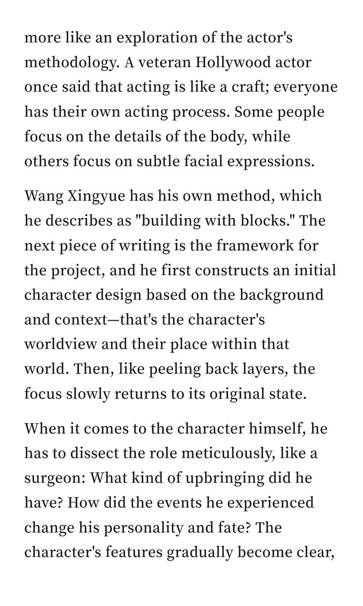 [Eng Trans] #WangXingyue for Harper’s Bazaar Men (China), April 2026 Issue [20 page-long]. 

He is a fascinating man! ♥️

Disclaimer: This is a fan-made translation. While I’ve done my best to stay accurate, some nuances may differ from the original text. Please do not repost