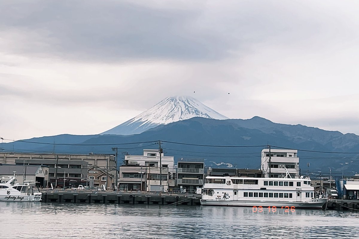 DaftTd's tweet photo. 初静岡
初富士山。 https://t.co/LlVHFcTHVm
