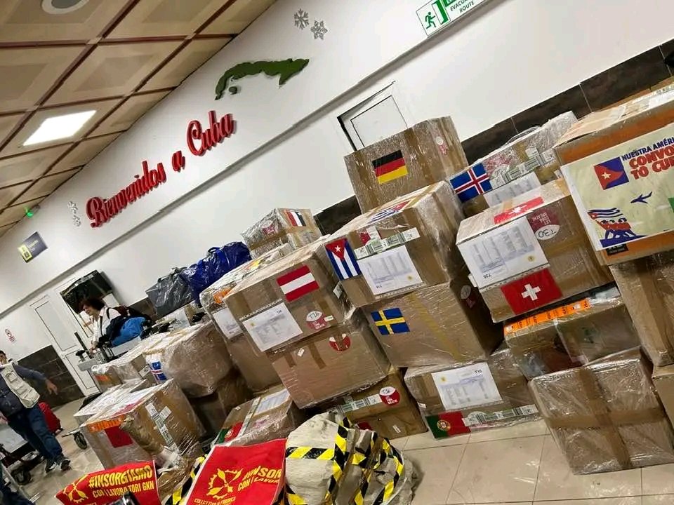 icapvc3012's tweet photo. No se puede bloquear la solidaridad del mundo con #Cuba. Llega a la Habana Convoy de Solidaridad desde Europa.
#CubaEstáFirme
#CubaVencerá 
#YoSigoAMíPresidente https://t.co/mvrO2ZDvJt