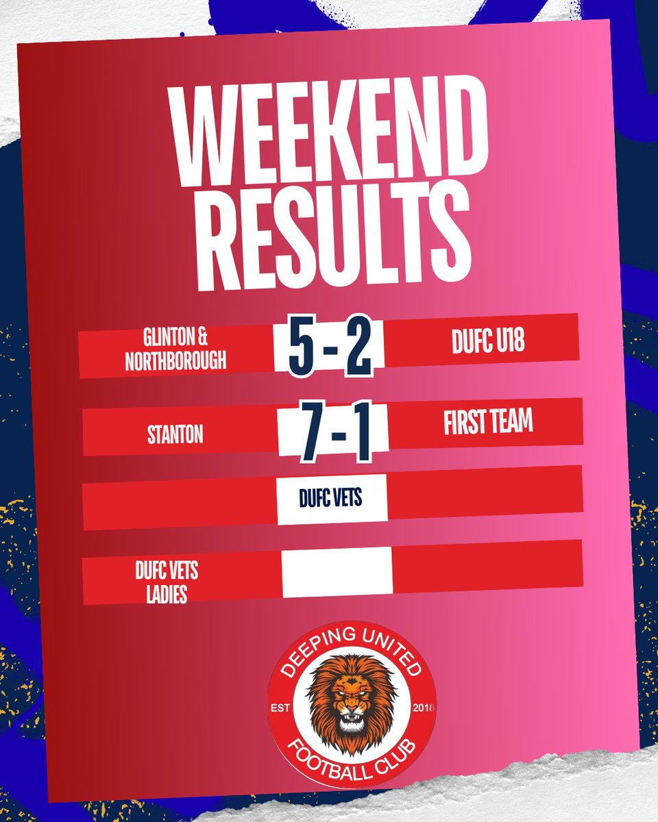 Deeping United F.C tweet media