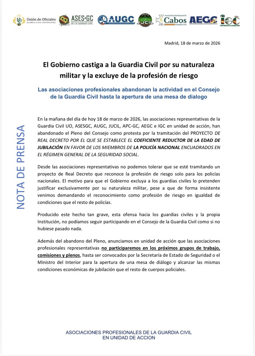 Asociación Profesional de Cabos G.C. tweet media