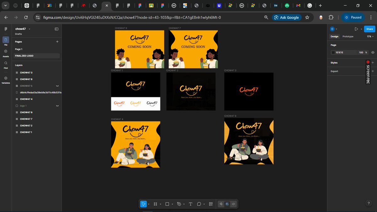 Day 15 of Just Showing Up ✅

Ever heard of Chow47 in UNIMED, Ondo?
Yeah… I’m the designer behind it.
Had amazing support from the strategist <a href="/jayy_ayofe/">efoya⚕️(❖,❖)</a> and my oga D.O social UMSA Ollyyy🤝

Seeing it grow, gain attention, and make waves… means a lot fr