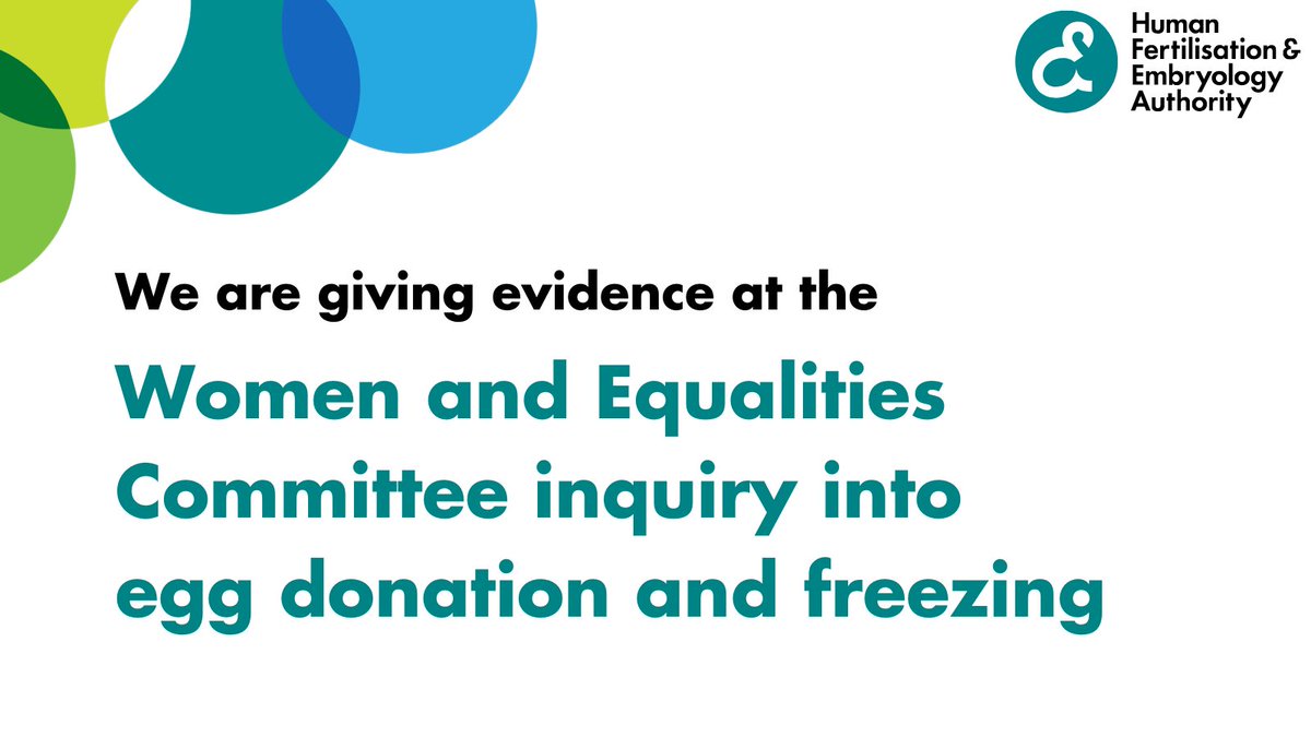 Human Fertilisation & Embryology Authority (HFEA) tweet media