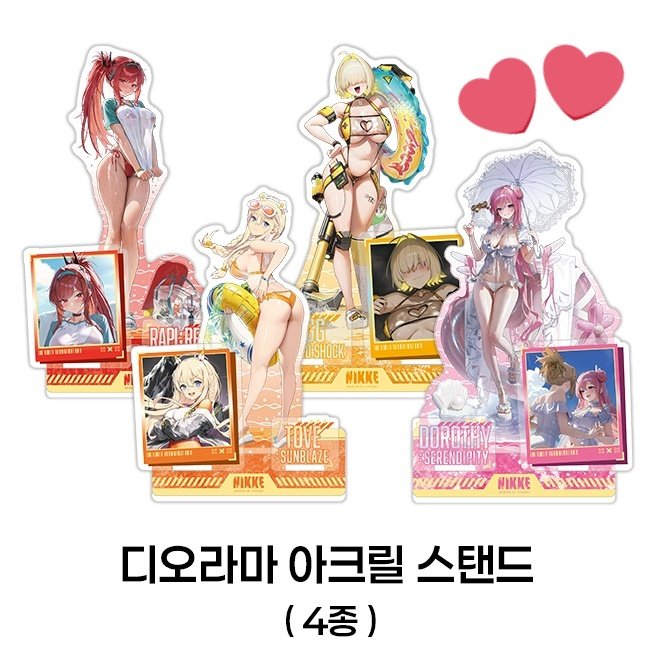 勝利の女神 NIKKE🇰🇷韓国限定／ グッズ受付中🌟 💥ジオラマアクリル