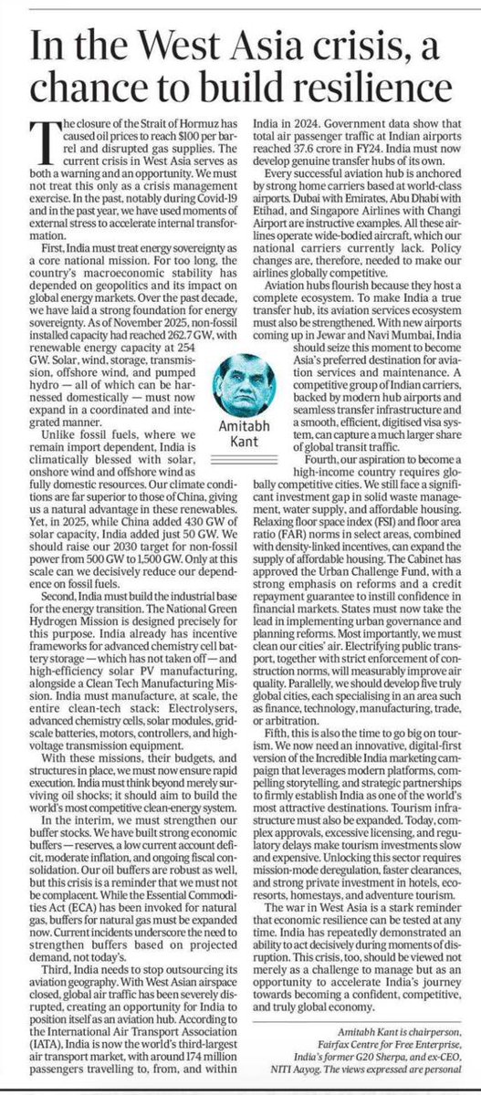 Amitabh Kant tweet media