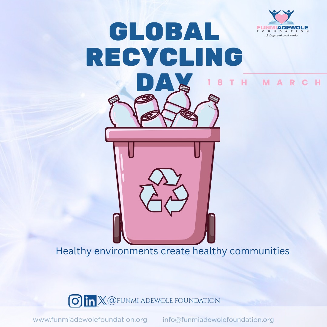 Today is Global Recycling Day  and if you're reading this, you're already part of the conversation that matters.

How do you care for your environment ? Join us in the comments let's share our contributions. 
Let's see the effort you are quietly making every day.