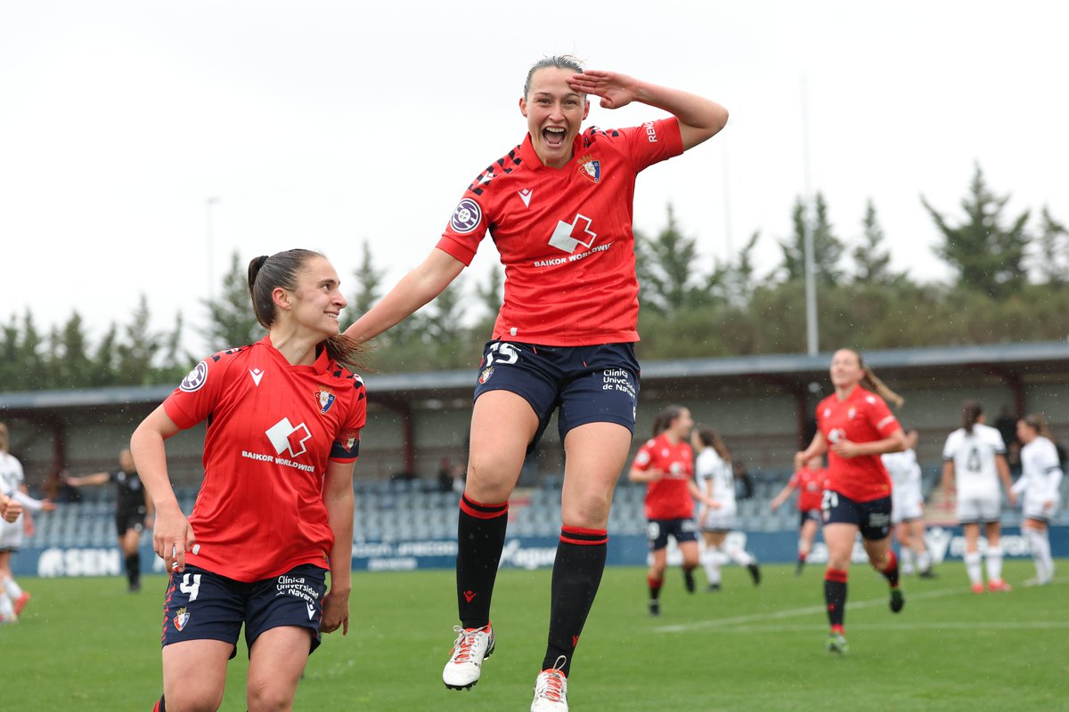 FutFemRFEF's tweet photo. ⚽️ ¡Un muro atrás y letal en el área rival!  @andreapalacios6 es la defensa con más goles de #PrimeraFederaciónIberdrola. ¡Vaya temporada! 👏🏼

#FutFemRFEF https://t.co/mlp58Yx7GP