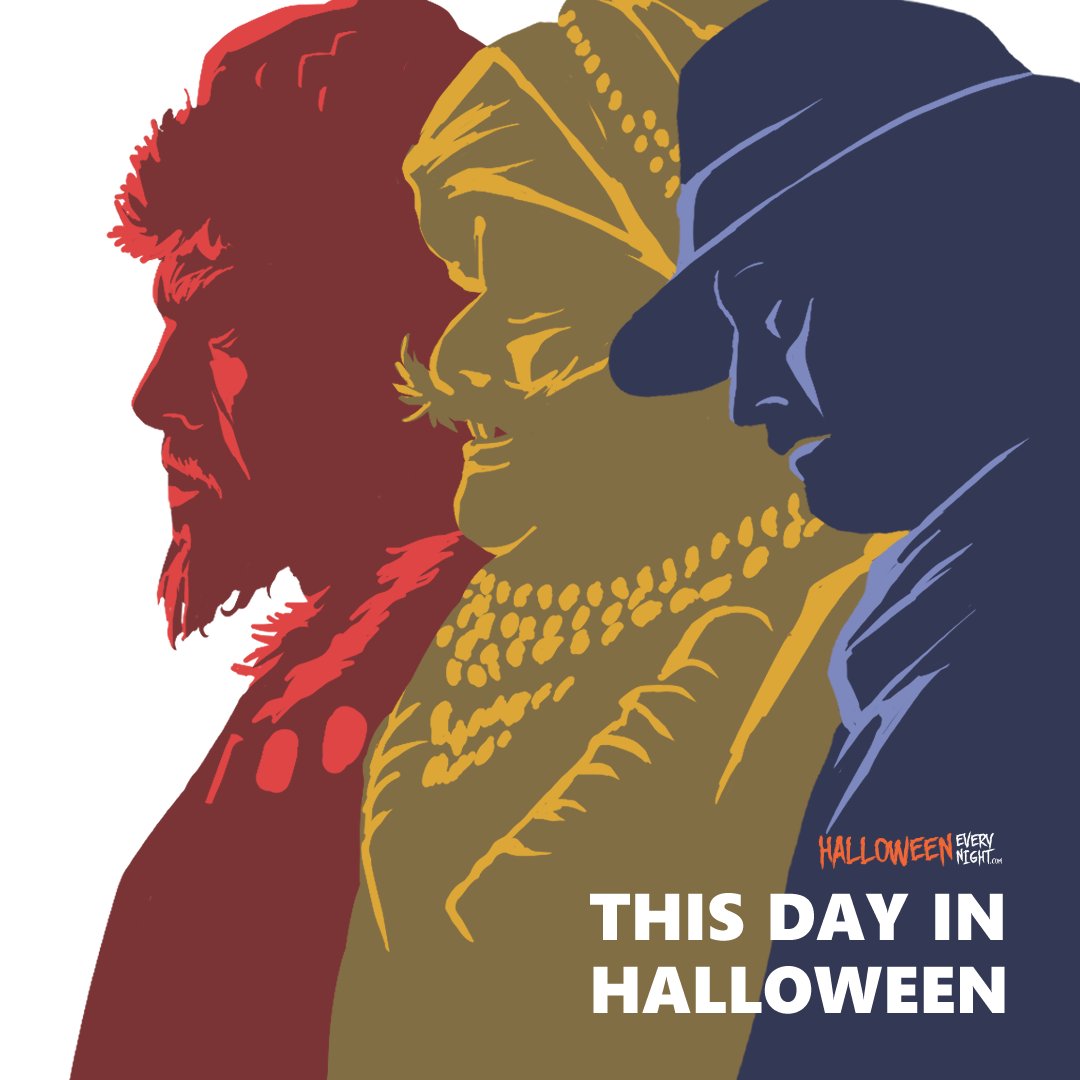 Waxworks opens across the U.S. in 1926. Director Paul Leni’s silent anthology horror fantasy features a wax museum, Jack the Ripper and Ivan the Terrible and is influential for both its storytelling and cinematography. 
#thisdayinhalloween #halloweeneverynight #waxworks