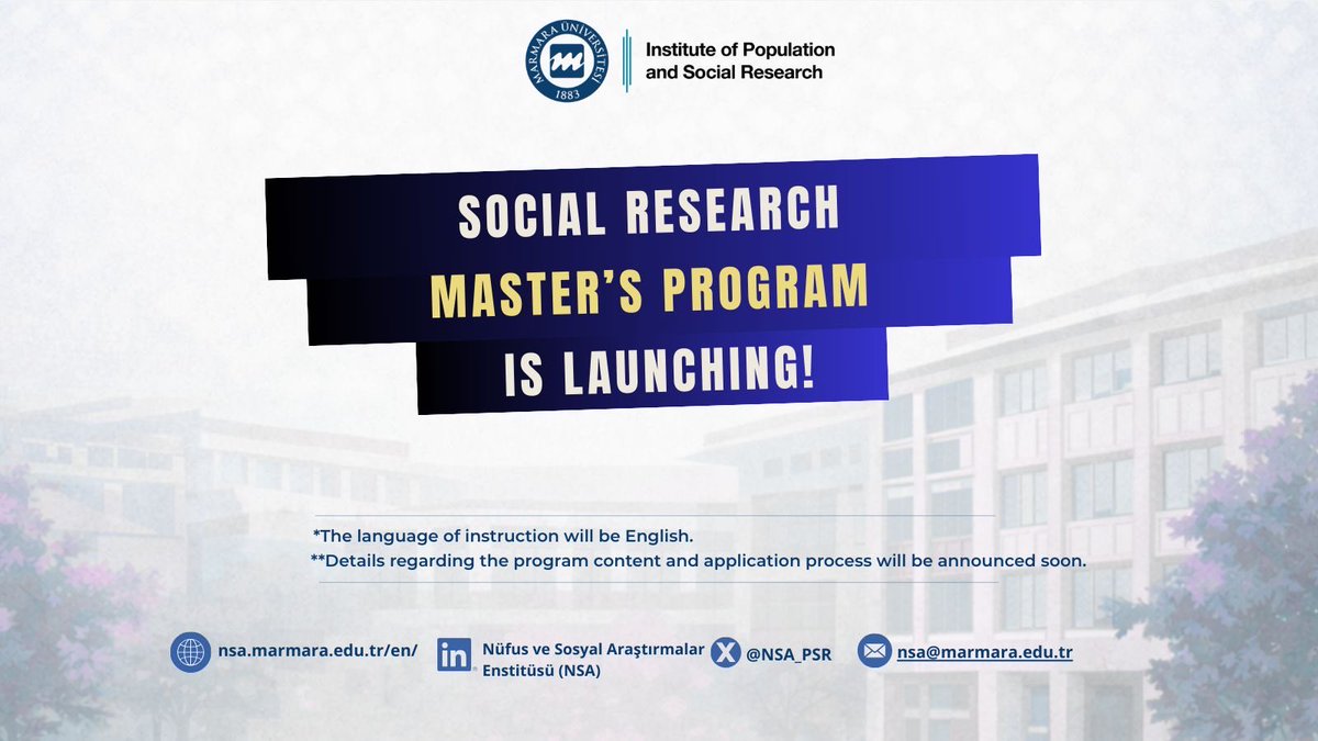 Nüfus ve Sosyal Araştırmalar Enstitüsü tweet media