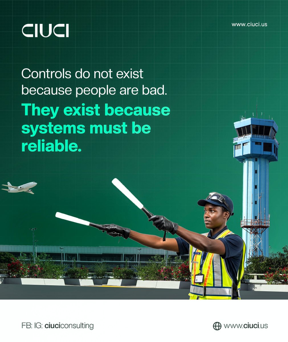 CiuciConsulting's tweet photo. Controls are a governance instrument and not about trust/mistrust. They institutionalize discipline and ensure consistent outcomes. In result-driven &amp; sustainability-driven organisations, performance is always designed

#Ciuci #Governance #Systems #SystemsThinking #Sustainability https://t.co/pscsftHhkD