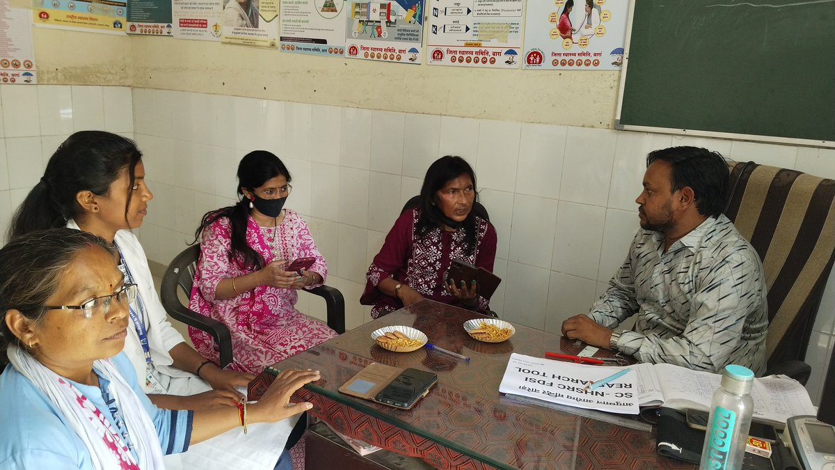 आयुष्मान अरोग्य मन्दिर नारेड़ा दिल्ली टीम FDSI FREE DIAGNOSTIC SERVICES EVALUATION TEAM VISIT