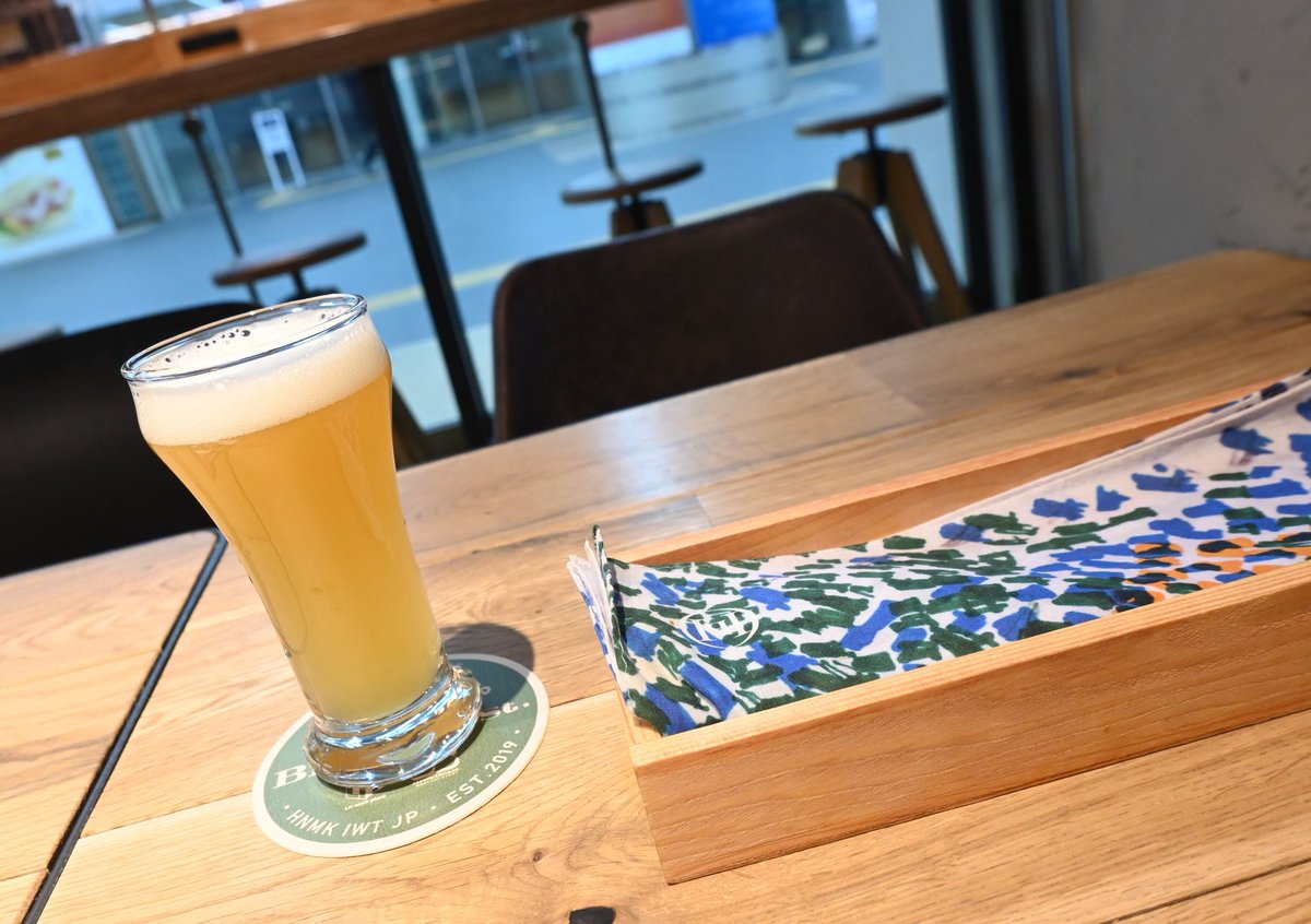buramachiaruki's tweet photo. ヘイジーIPAのインパクト、美味しすぎました🍻カウンター以外は初めてです☺️
#Litworkplace #盛岡市 #盛岡駅 https://t.co/w3oPS8i58B