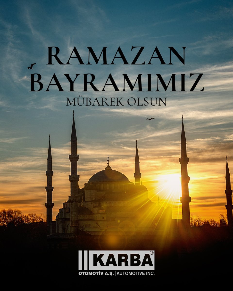 Milletimizin ve tüm İslam Âleminin Ramazan Bayramı mübarek olsun. Sağlık, huzur ve bereket dolu nice bayramlara kavuşmak dileğiyle. 💫

#RamazanBayramı