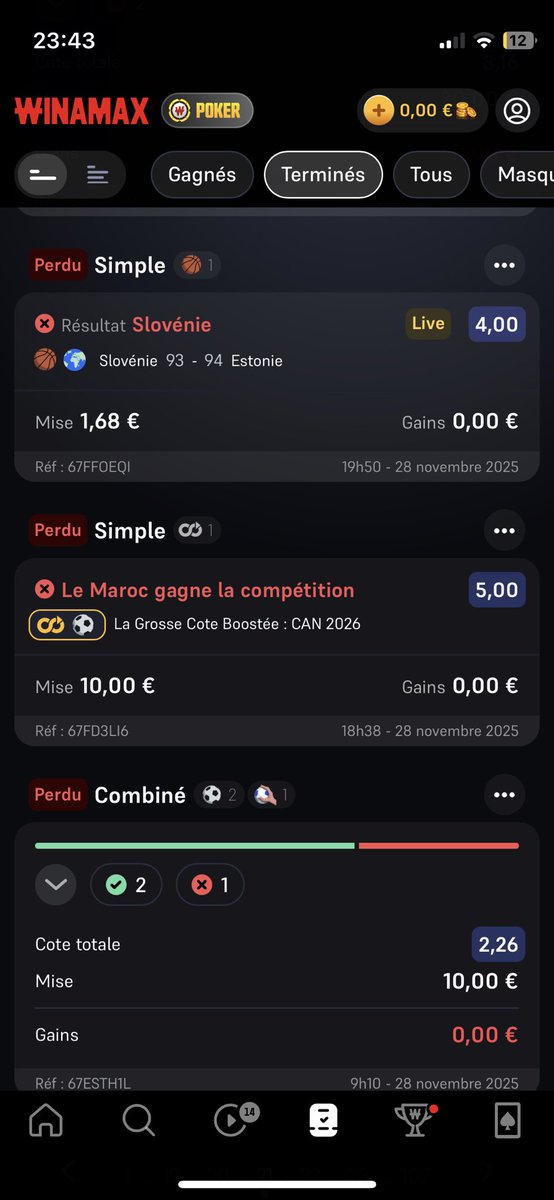 bon42493's tweet photo. @WinamaxSport Payer bande de fdp https://t.co/Mqzn53MDnq