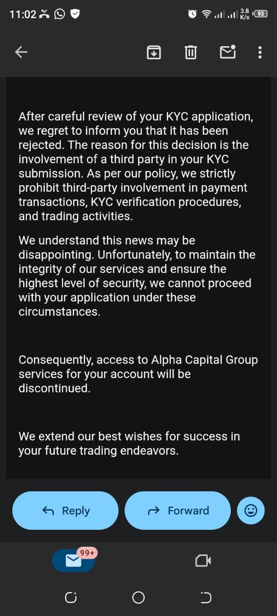 May0wA4's tweet photo. @AlphaCapitalUK 
Please look into my account.
There was no thirdparty involvement in my KYC process.
I’ve already explained everything via email. I worked hard to get here,passing both $50k and $10k accounts, and was only waiting for verification.
Please 🙏🏼 review my case fairly. https://t.co/eurIYMGoZt