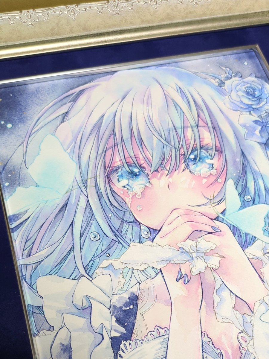 こちらでもご報告✨

BOOTHにて【額装作品「瑠璃色の愁」】をご注文いただきました！
透明水彩の厳選した特別な青色にこだわった一枚、お迎えいただけて嬉しいです🌸

詳しくはサブ垢 <a href="/ryo_twinheart/">【香月 稜】3/29「GLFes」◆4/15-19「アネモネの鉢」展</a> よりどうぞ✨
