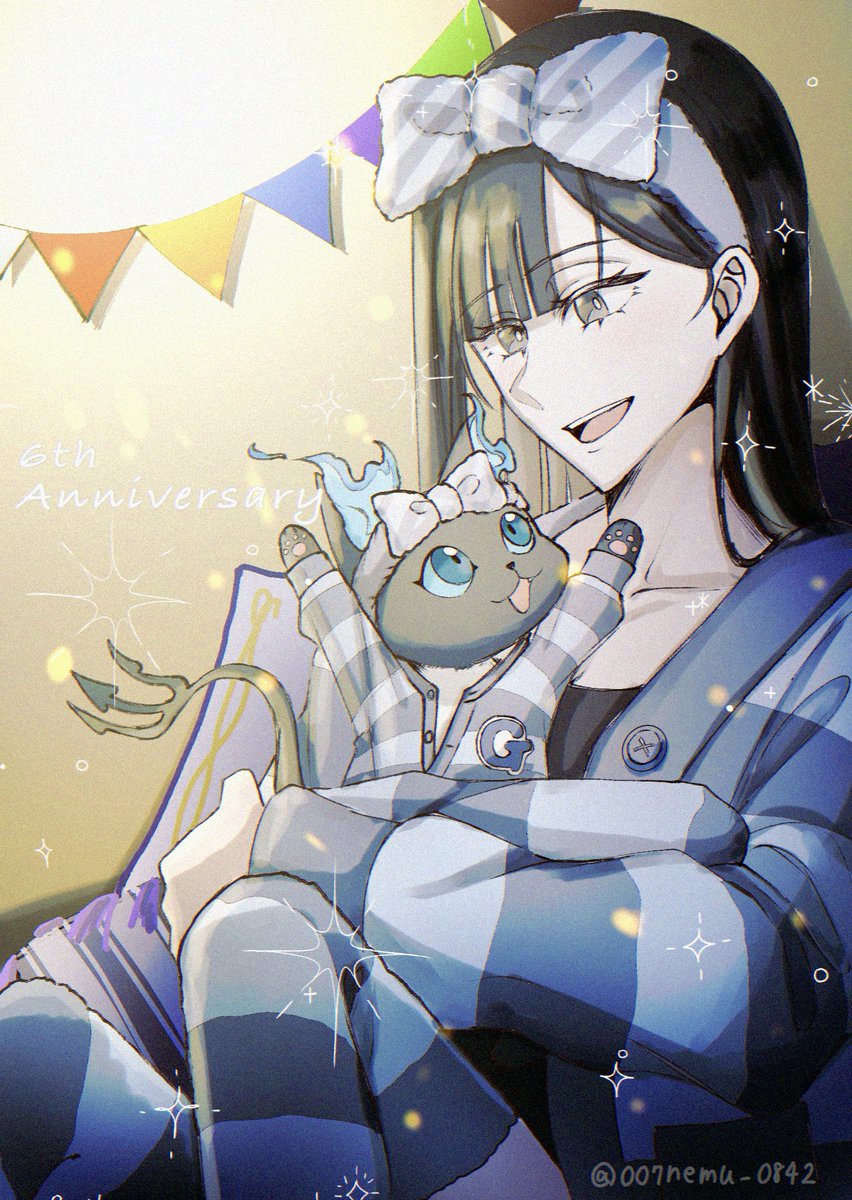 twst 6周年おめでとう〜〜❣️🎉㊗️🎊✨
🐱と🌸でお祝い🥳🥳🥳
⚠︎︎監顔あり