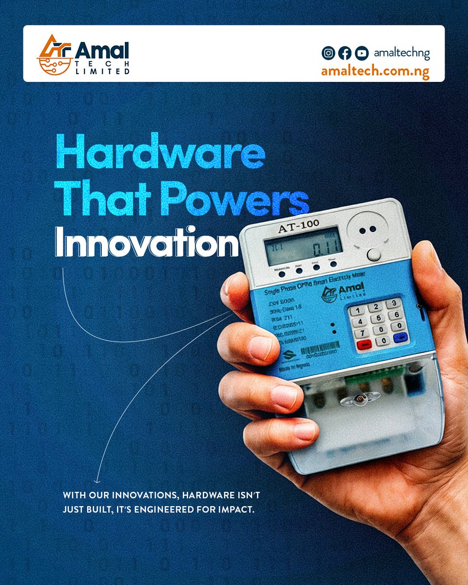 AmalTech_NG's tweet image. Hardware That Powers Innovation

Behind every smart solution is reliable hardware. Amal-Tech delivers end-to-end hardware development, from design to production. Built for real-world performance.

Learn more: info@amaltech.com.ng

#amaltech #hardwaredevelopment #techforafrica