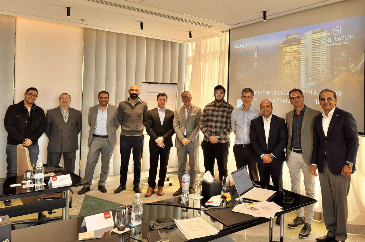 Cairo delivered.

Great HOTEL DEVELOPMENT MASTERCLASS led by Stephen Rushmore Jr. focused, practical, and exactly the kind of discussion the market needs right now.

Strong group in the room and exceptional service from the Sheraton Cairo team.