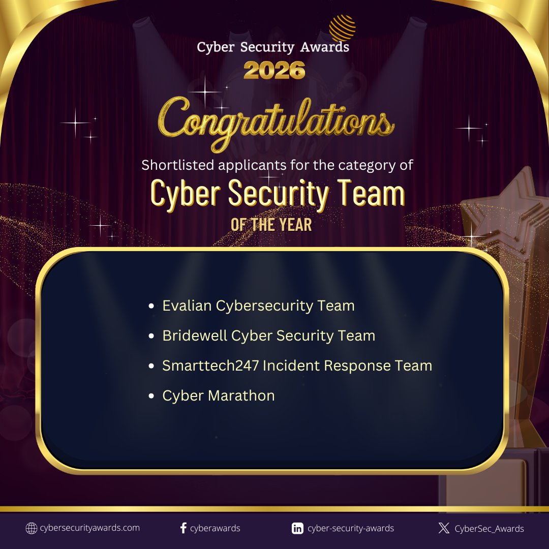 Cyber Security Awards tweet media