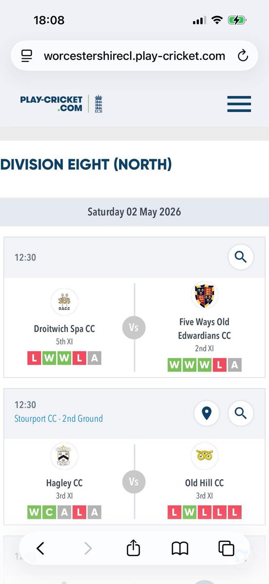 Worcestershire County League tweet media