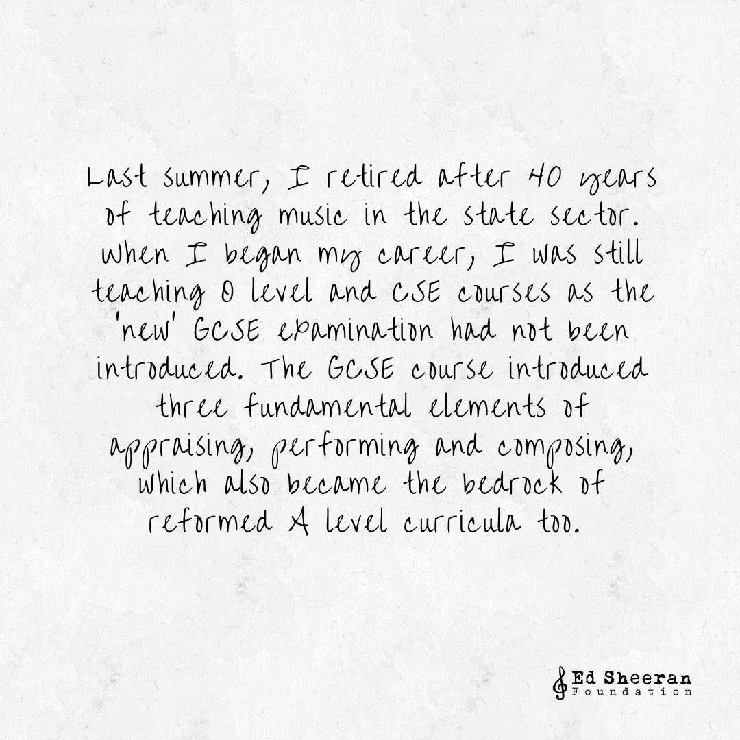 Ed Sheeran Foundation tweet media