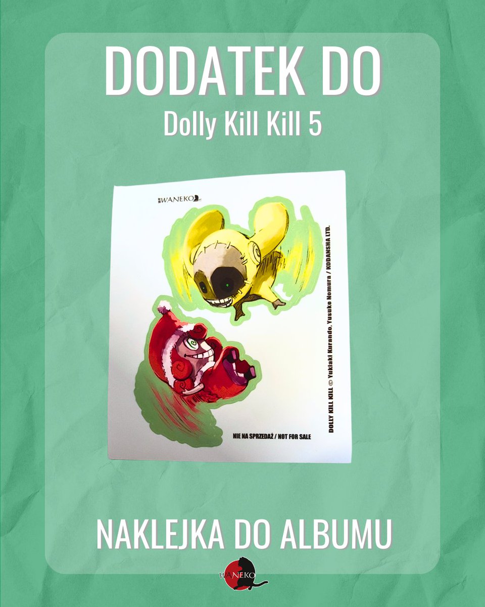 WanekoWaneko's tweet photo. Jeszcze miesiąc do premiery kolejnego tomiku Dolly Kill Kill 💖Już prawie połowa serii za nami 😭Czytaliście już może tę serię? Jesteście na bieżąco? Jakie są Wasze wrażenia dotychczas?
Dolly Kill Kill 5:
https://t.co/c0BIvOztAN
#dollykillkill #iruma #irumaikaruga #yuubanira https://t.co/PqKFFXnGU9