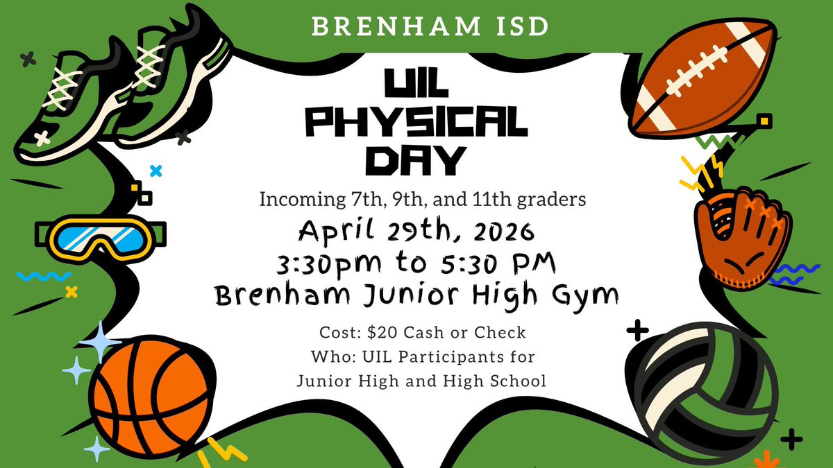 Brenham ISD Athletic Training tweet media