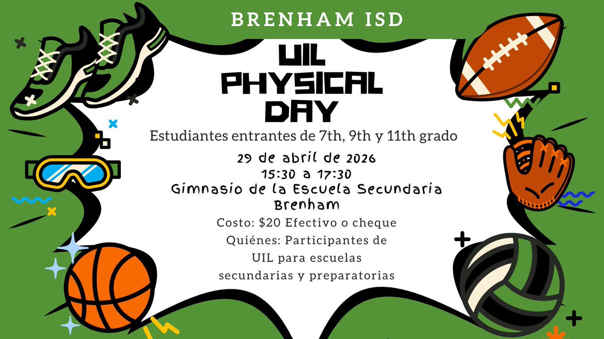 Brenham ISD Athletic Training tweet media