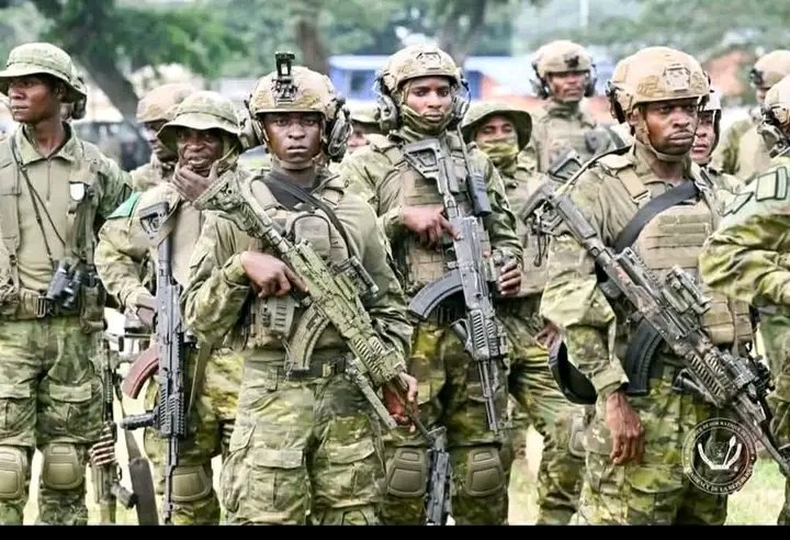 Congo_Infos01's tweet photo. Les autorités militaires de la province du Sud-Kivu ont démenti les informations faisant état d’une reprise de la localité de Kirungu, dans le territoire d’Uvira, par les terroristes RDF/M23-AFC alliés aux rebelles Twirwaneho et Red Tabara.
@243DIRECTNEWS @AmuriT11601  @JeanEkila https://t.co/0eVpSTC4hQ