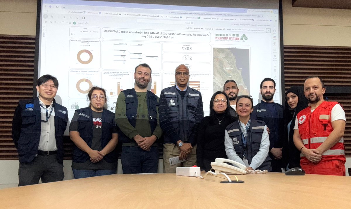 WHO Lebanon tweet media