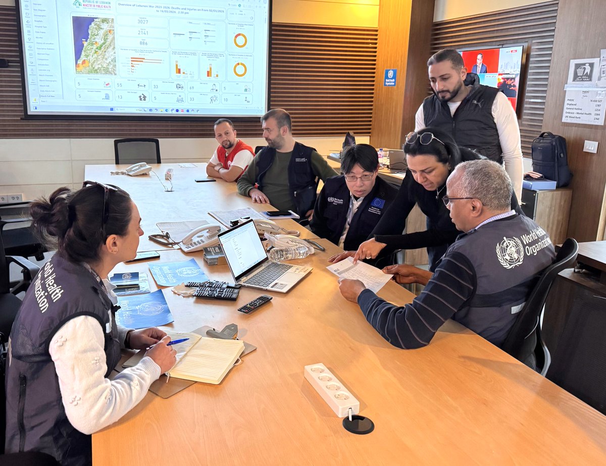 WHO Lebanon tweet media