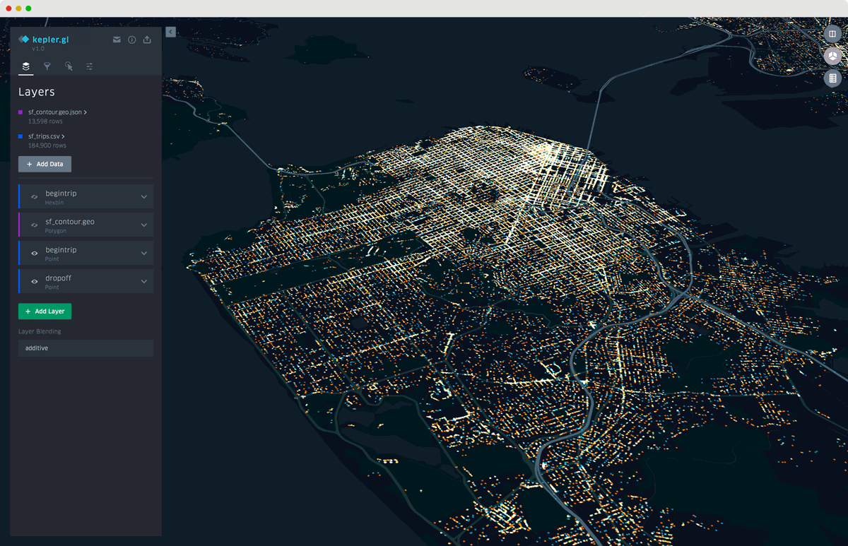In 2018, Uber data scientists plotted millions of ride coordinates in Toronto and turned off the underlying street map. 

The sheer density of human movement perfectly drew the city anyway. Negative space outlined Lake Ontario, major parks, and the exact footprints of buildings.