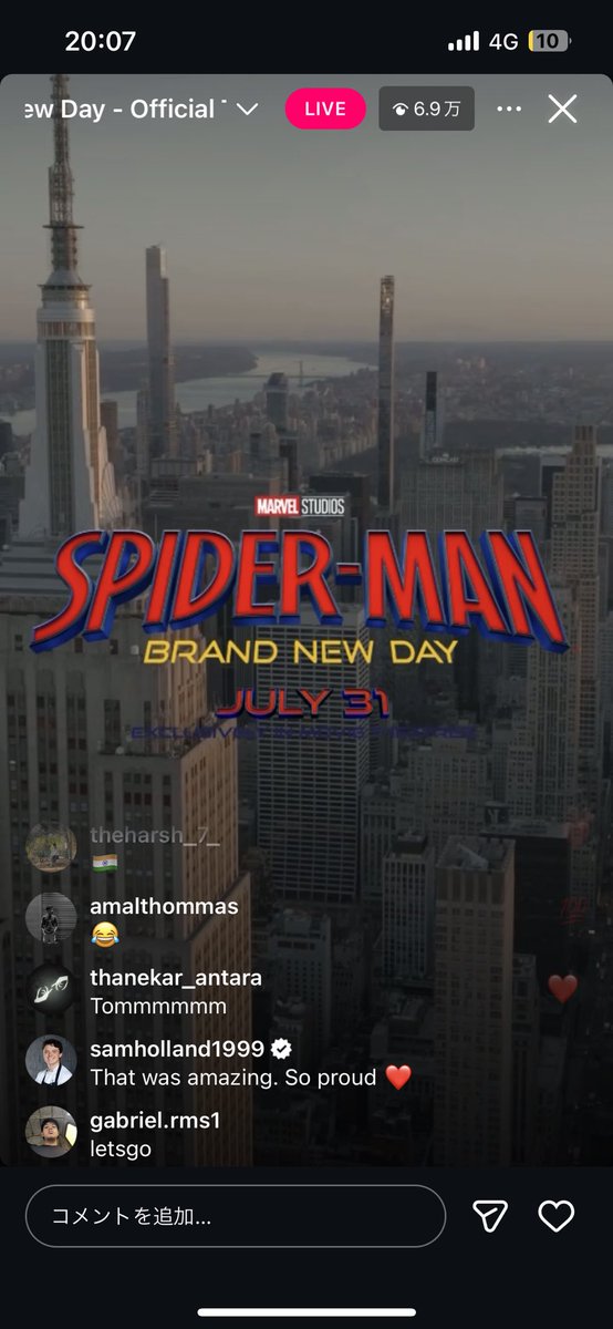 be_love48's tweet photo. スパイダーマン　予告きたー！

やっぱスコーピオン出るのね〜
パニッシャーまで😭😭 https://t.co/ea5RzTFGqg